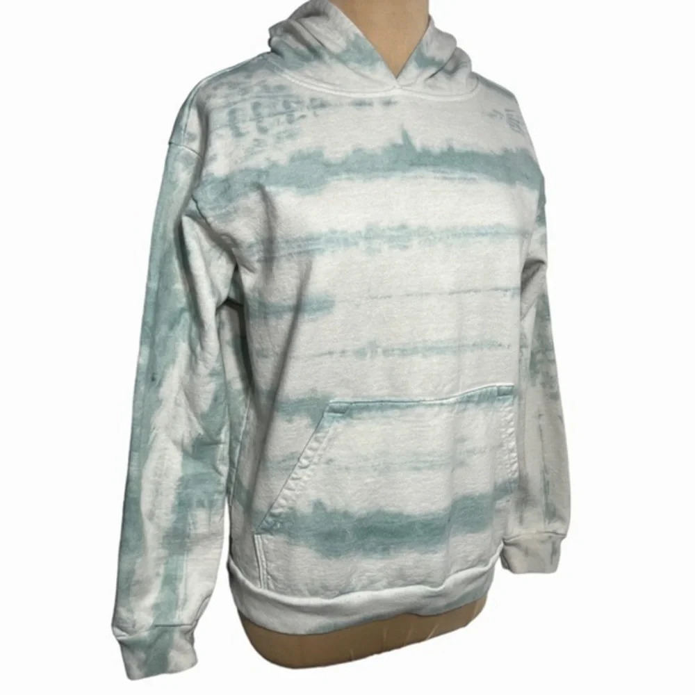 TALENTLESS Tiger Wash Cotton Tie Dye Pullover Hoodie Size Medium - Picture 5 of 14